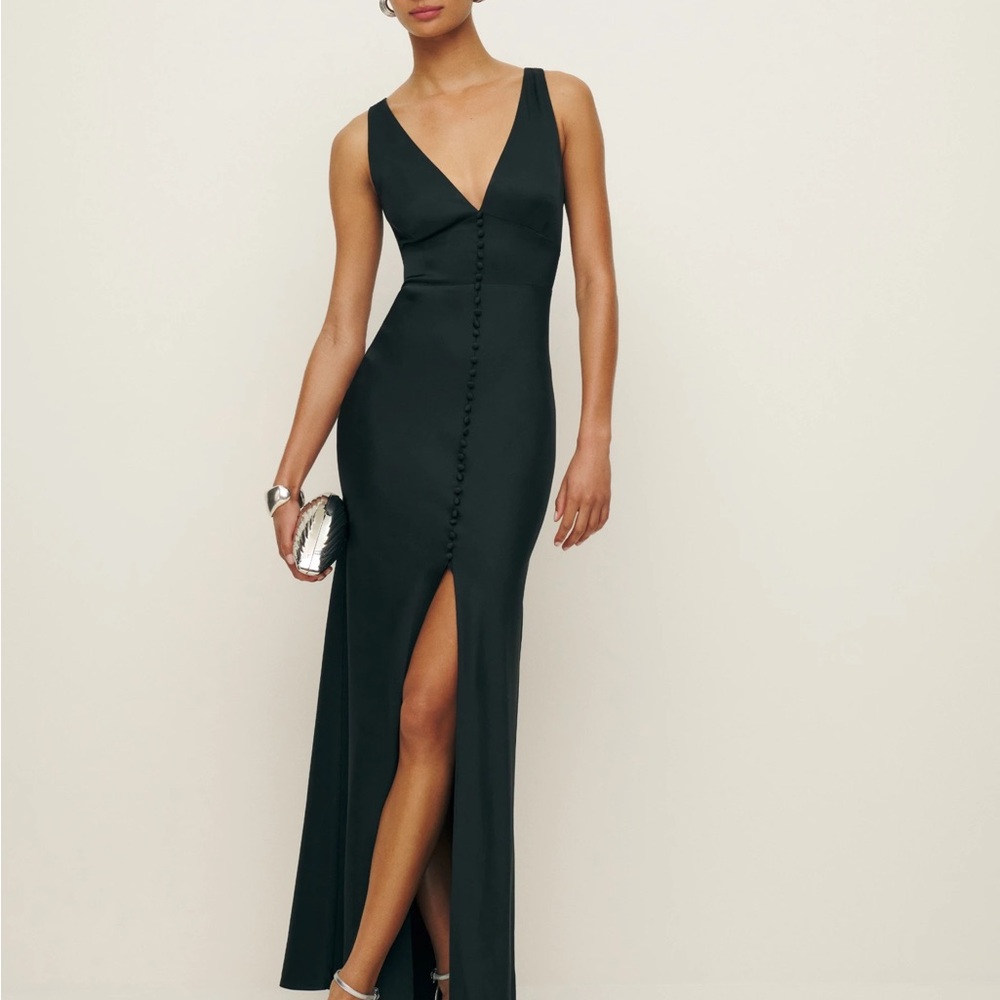 NWT Reformation Elaina Satin Dress
